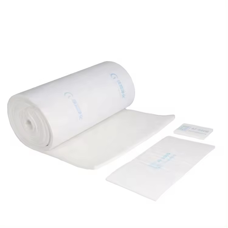 Orta Filtre Medyası / Spray Booth Hava Çıkışı için Tavan Filtresi Kumaşla Yapıştırılmış veya Ağı