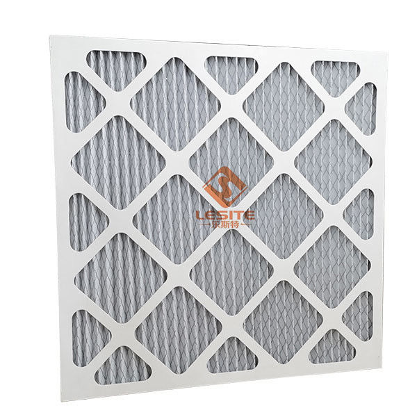 HVAC için Ticari G3 G4 Merv 8 Hepa Hava Filtresi, Pileli Panel Filtre