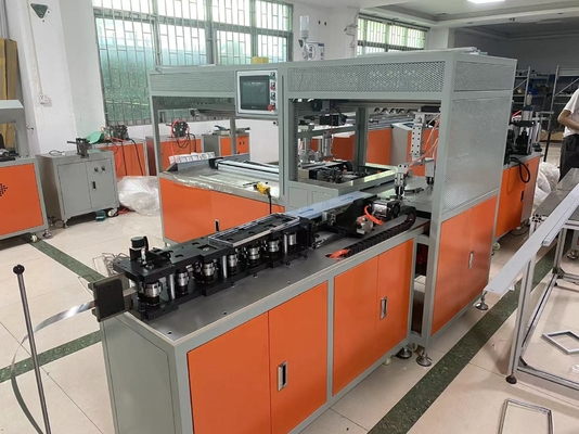 T17 İnsansız Yönetim Cep Filtresi İç Çerçeve Şekillendirme Makinesi 220V 5.5KW