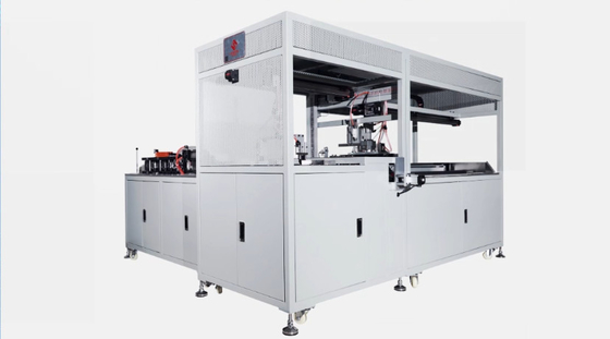 220V 7pa Şekillendirme Yarı Otomatik Hava Filtresi İmalat Makinesi İç Çerçeve